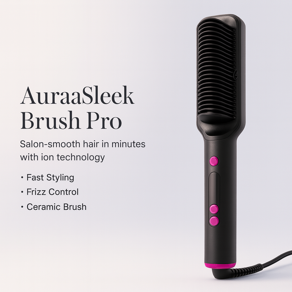 Effortless Styling with AuraSleek Brush Pro